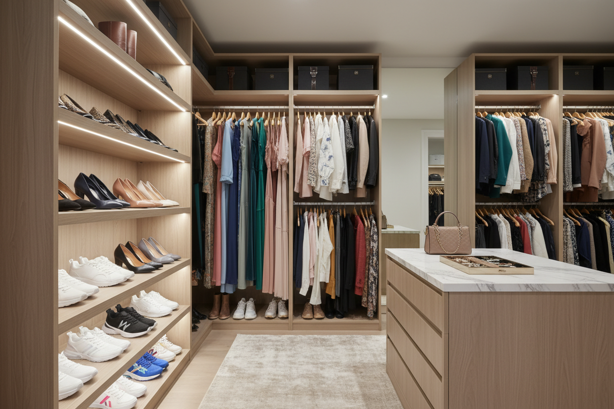 shoes clothes closet 